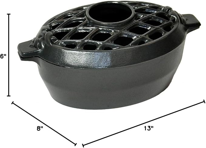 John Wright Company Steamer - 3 Qt Black Matte-Lattice