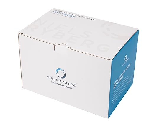 Digital Ultrasonic Cleaner USC-100WBX - 27oz / 800ML Large Capacity, Dual Transducers, 5 Cleaning Modes with Overheat Protection for Jewelry, Watches, Eyeglasses, Dentures and Retainers