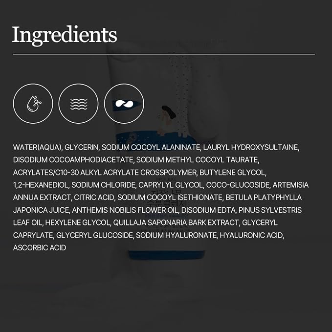 ROUND LAB Birch Juice Moisturizing Cleanser | Unclogs hidden sebum, Clears away dead skin cells., Soothing, Low pH, Gel Type Cleanser (5.07 fl.oz)