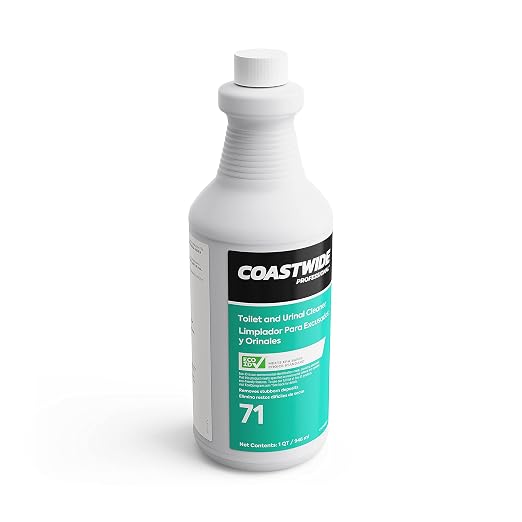 COASTWIDE Professional Toilet and Urinal Cleaner 71, 0.95L, 6/Carton