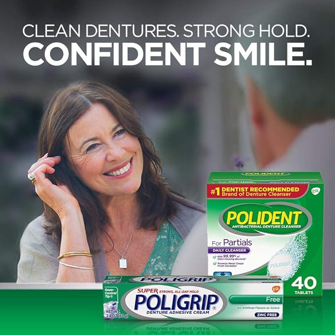 Polident Polident Partials Denture Cleanser, 40 Count