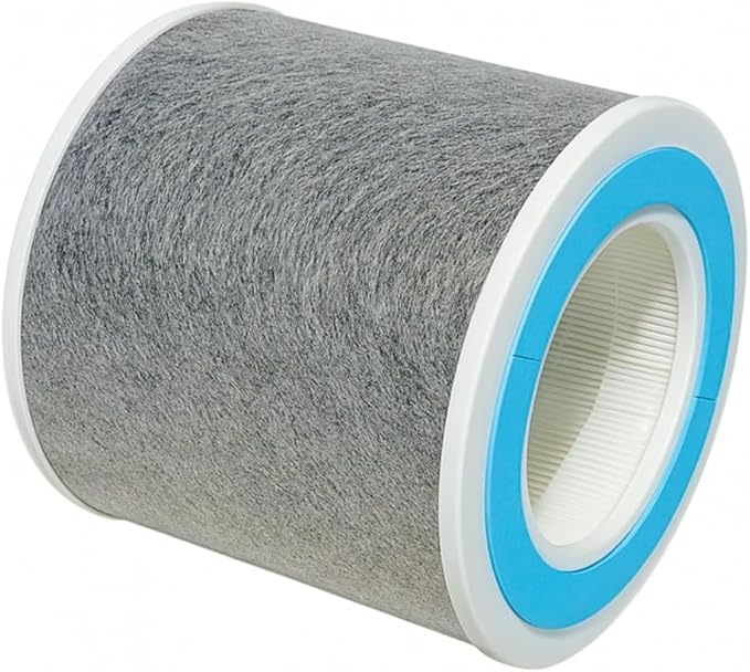Nispira HC452 HP102 Replacement Filter For Shark NanoSeal Air Purifier HP102PET, HP100, HP105 HC450, HC451, HC455, UA455 3-in-1 True HEPA Activated Carbon Part HE1FKPET, 2 Pack