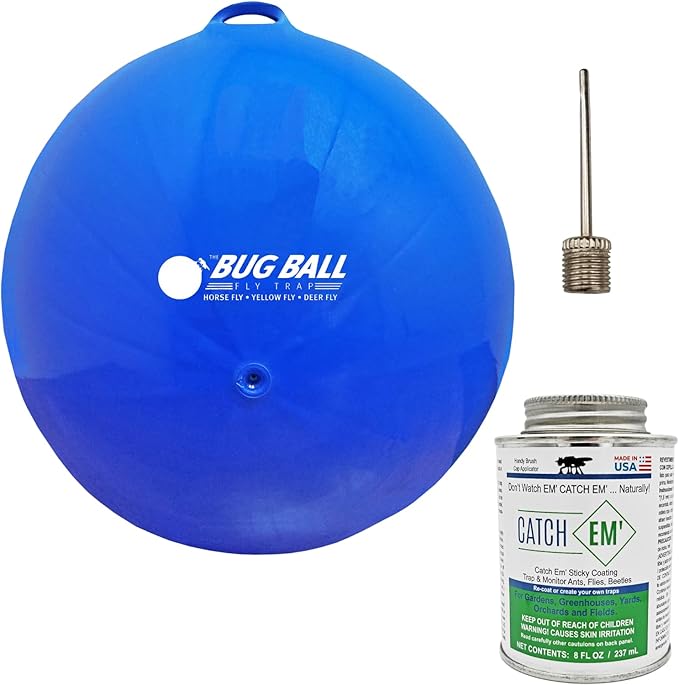 Bug Ball Deer Fly Ball Starter Kit - Biting Fly and Insect Trap, Pack of 3