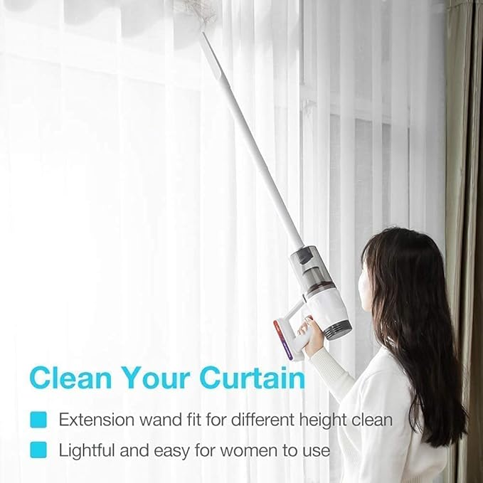 KEROMEE Cordless Vacuum Cleaner, Handheld 5-in-1 Small Stick Lightweight Vacuum Car Vacuum for Pet Hair Hardwood Floor Cleaning