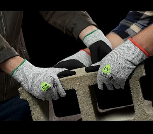 MAGID Griffin Gear ANSI A4 Liquid Repellent Nitrile Work Gloves, 1 Pair, Size 6/XS, GPD455