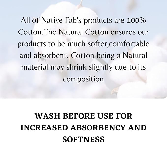 Native Fab 100% Cotton Gingham Farmhouse Kitchen Dish Towel 4 Pack 16"x26" - Absorbent Wash Cloths, Restaurant Grade Linen Towels, Tea Towels with Hanging Loop, Black White