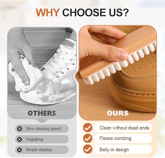 Rubber Shoe Brush for Cleaning, Polish Eraser Suede Brush for Shoes Boots Sneakers Bags Jacket Purse Sofa (2)