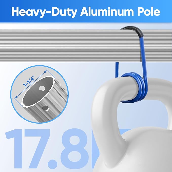 Pool cleanning kit, 15FT Pool Pole with net and Brush