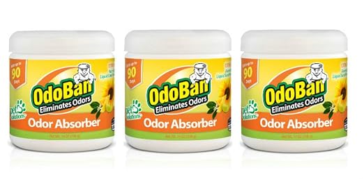 OdoBan Solid Odor Absorber Eliminator for Home and Small Spaces, Citrus Scent, 14 Ounces Each, 3-Pack Pet Solutions No Rinse Neutral pH Floor Cleaner Concentrate, 2-Pack, 1 Gallon Each
