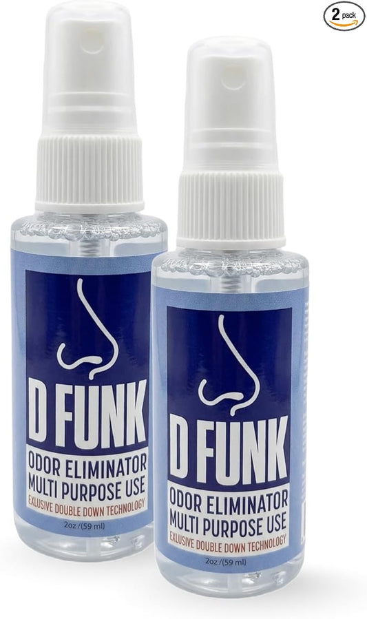 Ardent D Funk Odor Eliminator for Strong Odor, 2 Pack, 2 oz. Bottle, Spray to Remove Smells and Odors, Pet Supplies, Sport Shoes and Equipment, Coolers, Made in USA