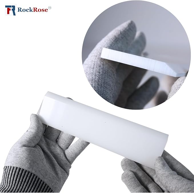 RockRose Squeegee Replacement Blade - Professional Window Tinting Tool High Pressure Vinyl Wrap Applicator for Multi Handles Auto Detailing & Water Removal Blade Pack 2 Units