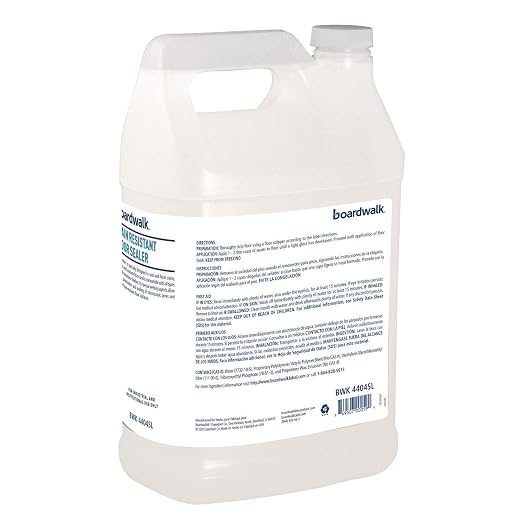 Boardwalk Stain Resistant Floor Sealer, 1 gal Bottle, 4/Carton