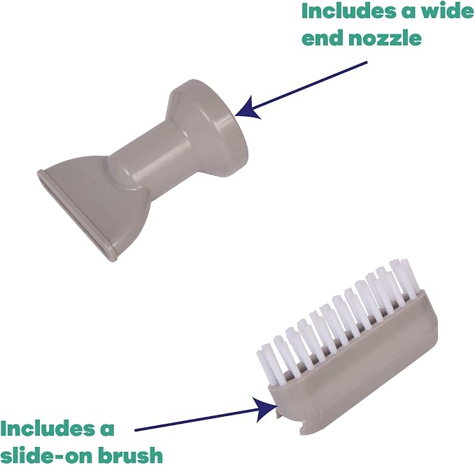 GAME Manual Handheld Pool Vacuum - New and Improved Pump Action Pool Cleaner for Above Ground & In-Ground Pools, Includes Nozzle & Brush Attachments