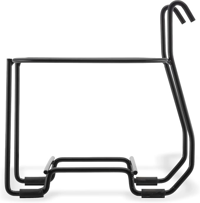 San Jamar Kleen-Pail® Vinyl Coated Stainless Wire Wall-Mount Stand Only (for 3 Qt Pro Bucket) Black