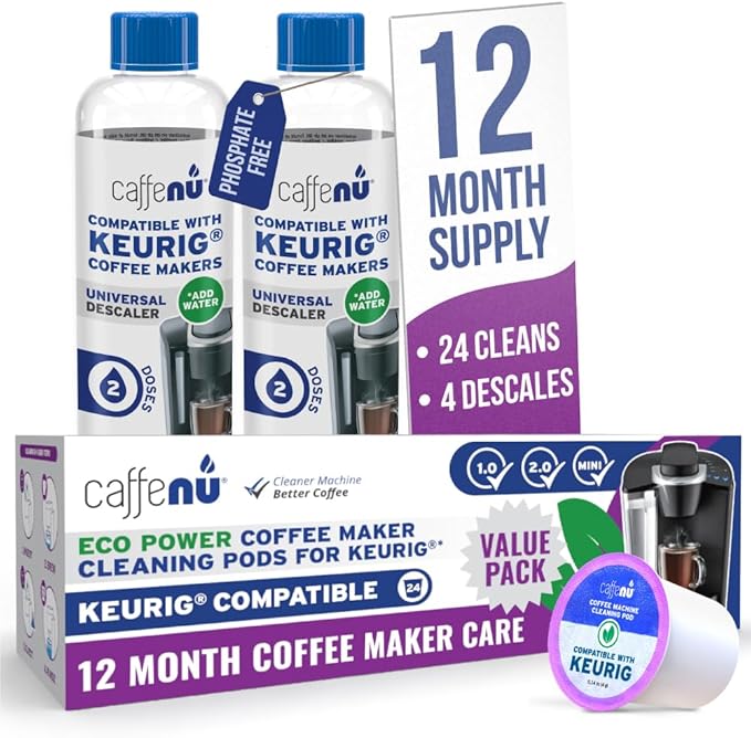 Keurig Compatible Cleaning and Descaling Bundle