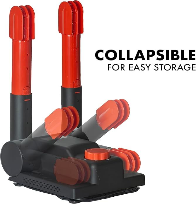JobSite Portable Boot Dryer and Deodorizer – Fast Drying for Work Boots, Shoes, Boxing Gloves, Cleats & Ski Gear