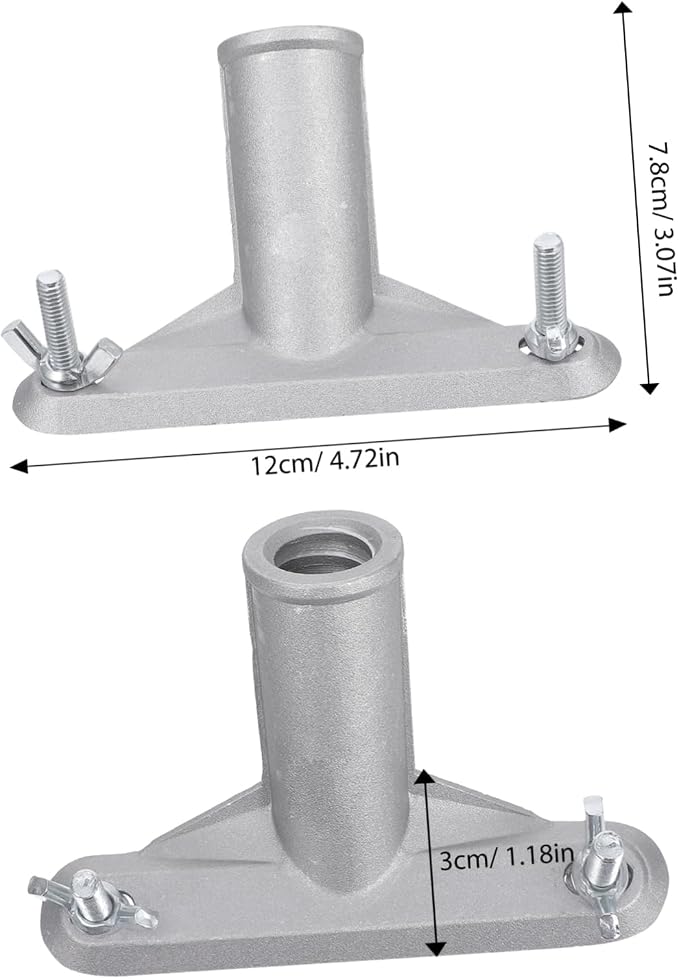 VILLCASE 2pcs Mop Connector with Broom Handle Adapter for Telescopic Pole Extension for Easy Installation and Enhanced Cleaning Efficiency