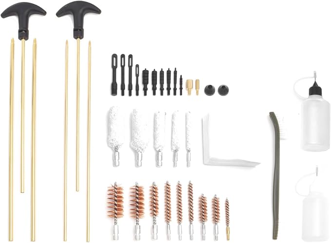 Gun Cleaning Kit Universal Gun Cleaner for Shotgun, Pistol, Rifle, All Guns with Lightweight Carrying Case