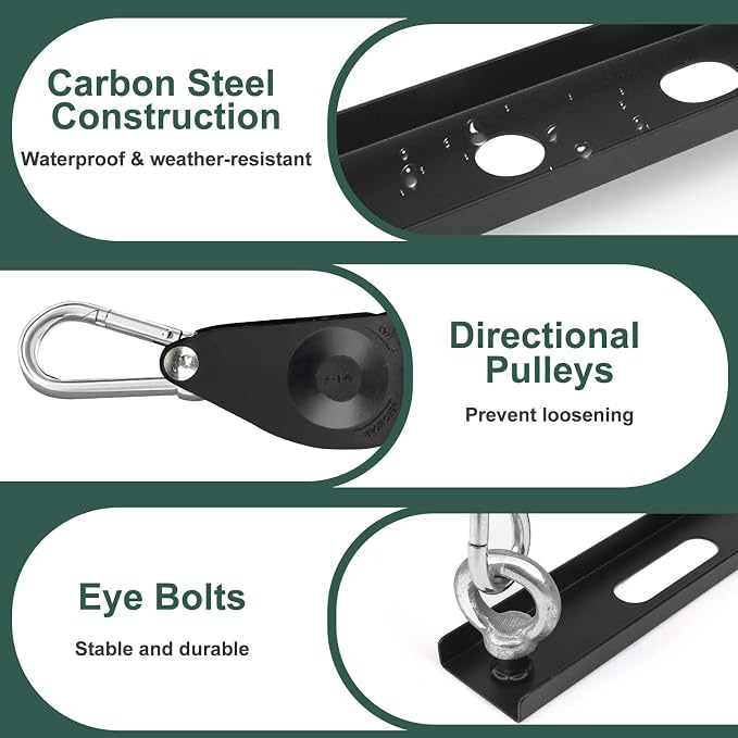 Hanging Kit for Dehumidifiers in Crawl Spaces & Basements | Heavy-Duty Metal Dehumidifier Protection Frame | Anti-Vibration Dehumidifier Hanging Support Accessories to Reduce Noise – Load 300 lbs.