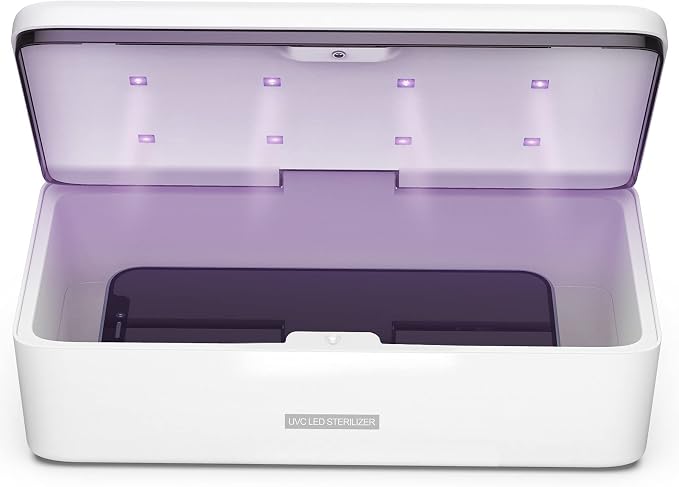 UV Light Sanitizer Box, UVC Phone Sanitizer Box for Smartphone,Jewellery and Household Items | UVC Technology, For Smartphone, For Jewellery, For Household Items