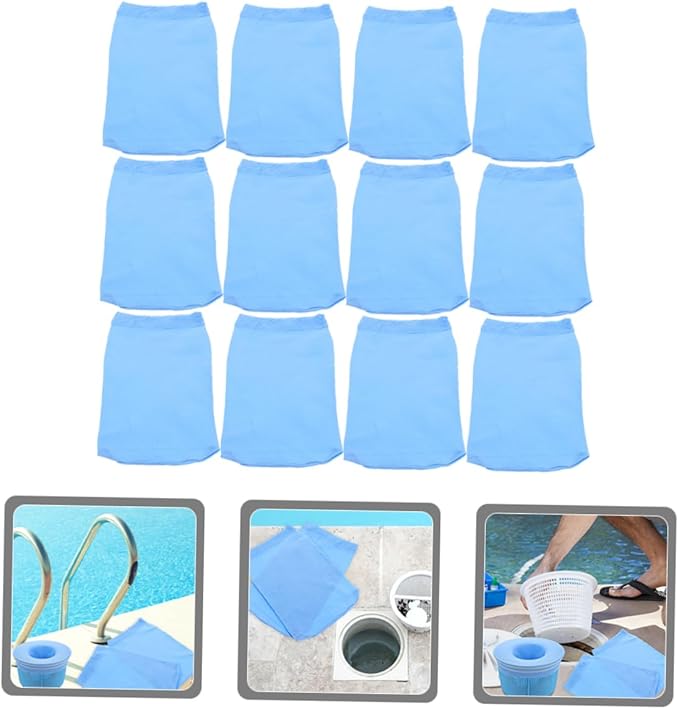 GALPADA 50pcs Pool Skimmer Socks Fine Mesh for Swimming Pool Cleaning Reusable Easy Installation for Inground and Above Ground