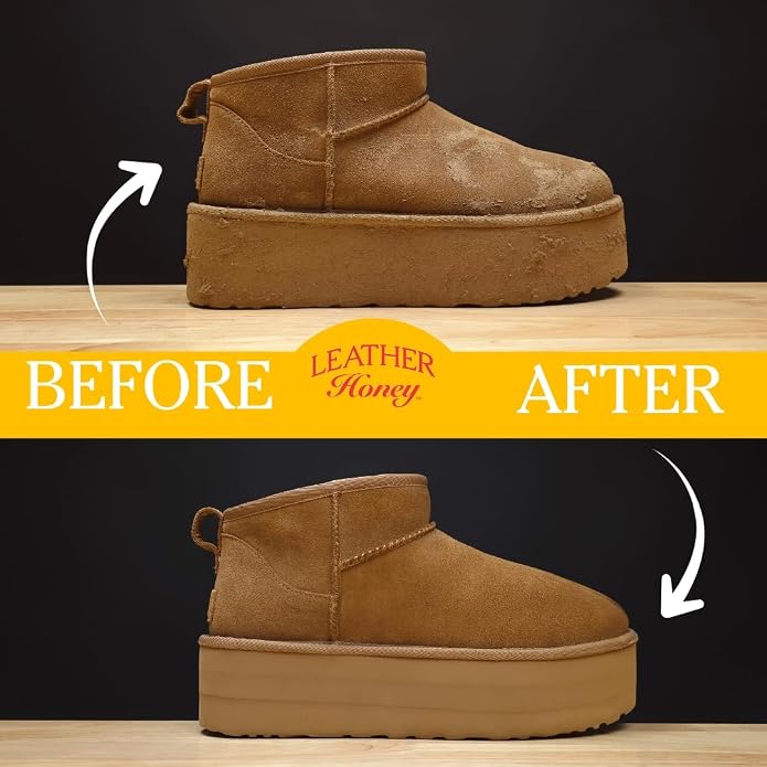 Leather Honey Suede & Nubuck Care Kit with 8oz Conditioner