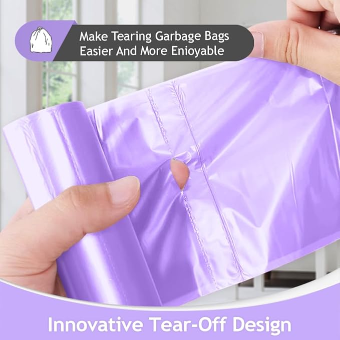 Small Trash Bags 3 Gallon 160 Count Strong Trash Bags Colorful Small Garbage Bags, Trash Can Liners for Bathroom Home Office Kitchen Bedroom, fit 5-10 Liter, 1,1.2,1.6,2,2.6,3 Gal,Multicolor