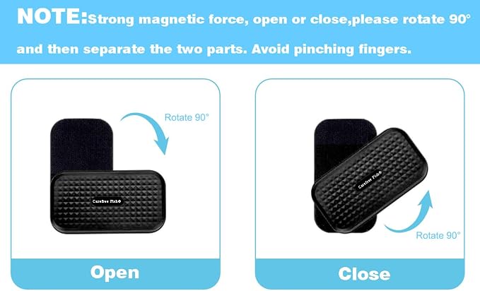 Carefree Fish Aquarium Small Magnetic Cleaner for Glass Fish Tank Magnet Brush Algae Scraper Floating