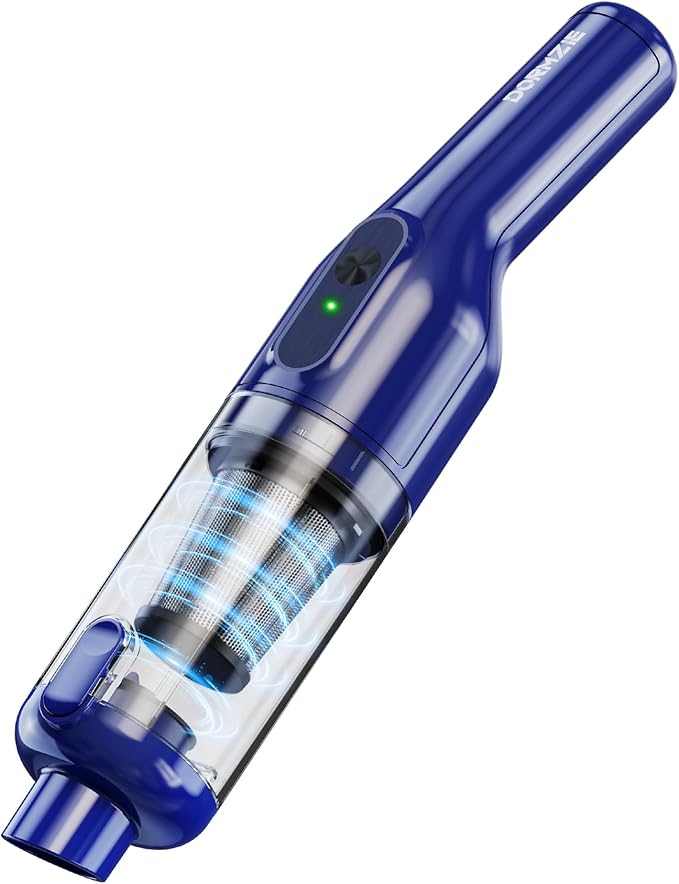 dormzie Handheld Vacuum Cordless, 16000Pa Powerful Suction, Lightweight at 1.3 lbs, Rechargeable Car Vacuum Cleaners for Home Office Car Pets with Brushless Motor, Multiple Accessories