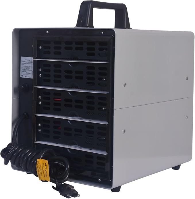 0zone Generator, 4500 Sq/Ft Portable 0zone Machine Ionizer for Commercial, Industrial, Car, Home, Basement
