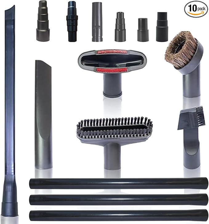 Household Cleaning Kit Attachments Vacuum Cleaner Accessories Universal Vacuum Hose Adapters Flexible Crevice Tool for Dryer Lint Vent Trap Cleaner