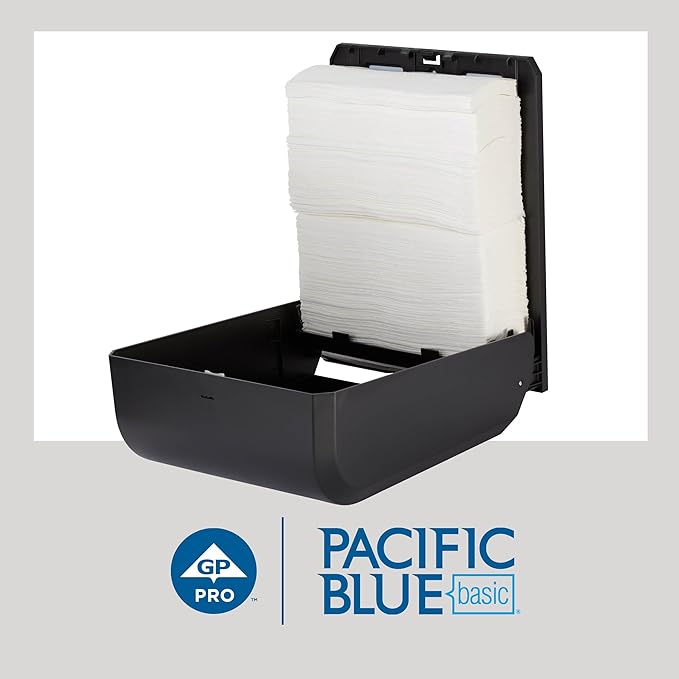 Pacific Blue Basic Multifold Paper Towels by GP PRO (Georgia-Pacific), White, 20204, 250 Towels Per Pack, 16 Packs Per Case, (Case of 16 Packs, 250 per Pack)