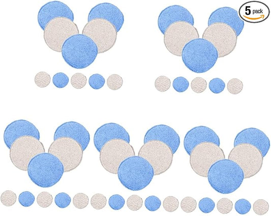 GLEAVI 50pcs Sponge Applicator for Car Detailing Car Washing Pad Wax Applicator Pads Polishing Soft Sponge for Paint