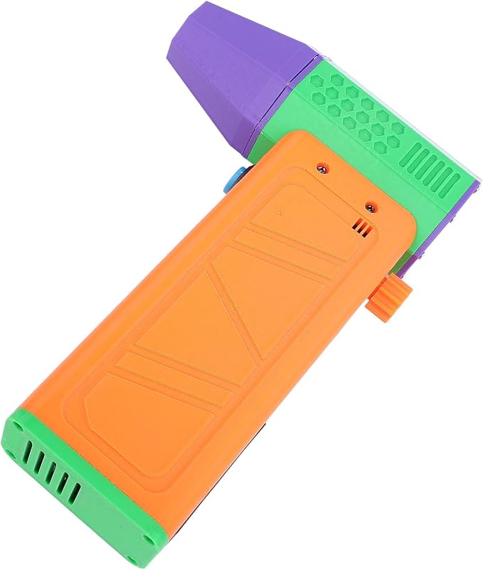 Electric Air Atomizer High Speed PETG Hand Turbo Fan 140000RPM Professional Outdoor Car (Orange+Green)