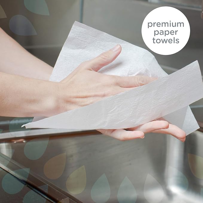 Kimberly Clark Kleenex Hand Towel White, Recycled Fiber, 10.5" Length x 9" Width | 18 Carton/Case