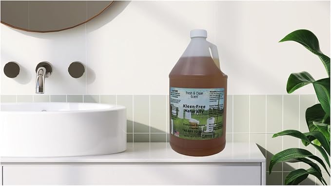 Naturally Preformed Enzyme Cleaner, Enzyme Solution, Multi-Purpose Cleaner, Laudry Additive, and More - Ready -To-Use - Fresh and Clean Scent - 128oz (1 Gallon) - Pack of 2