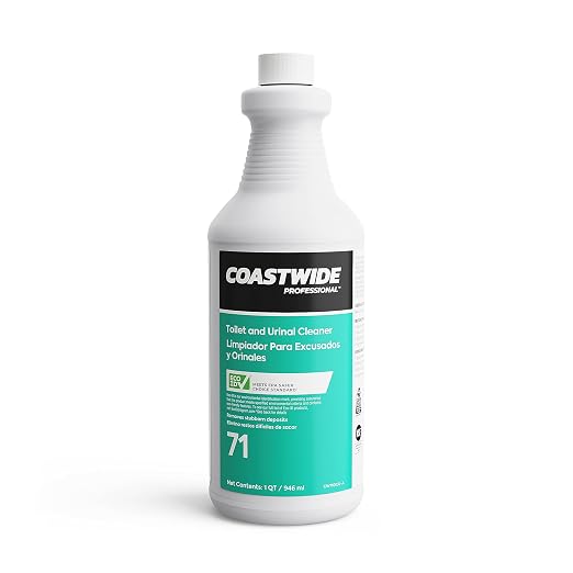 COASTWIDE Professional Toilet and Urinal Cleaner 71, 0.95L, 6/Carton