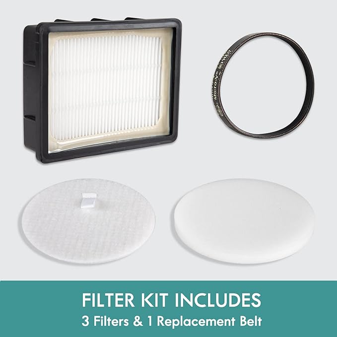Kenmore K4010 Bagless Upright Vacuum HEPA Filter, Foam Filter, Felt Filter & Belt Replacement for Upright Vacuum Cleaner DU2015, DU2012