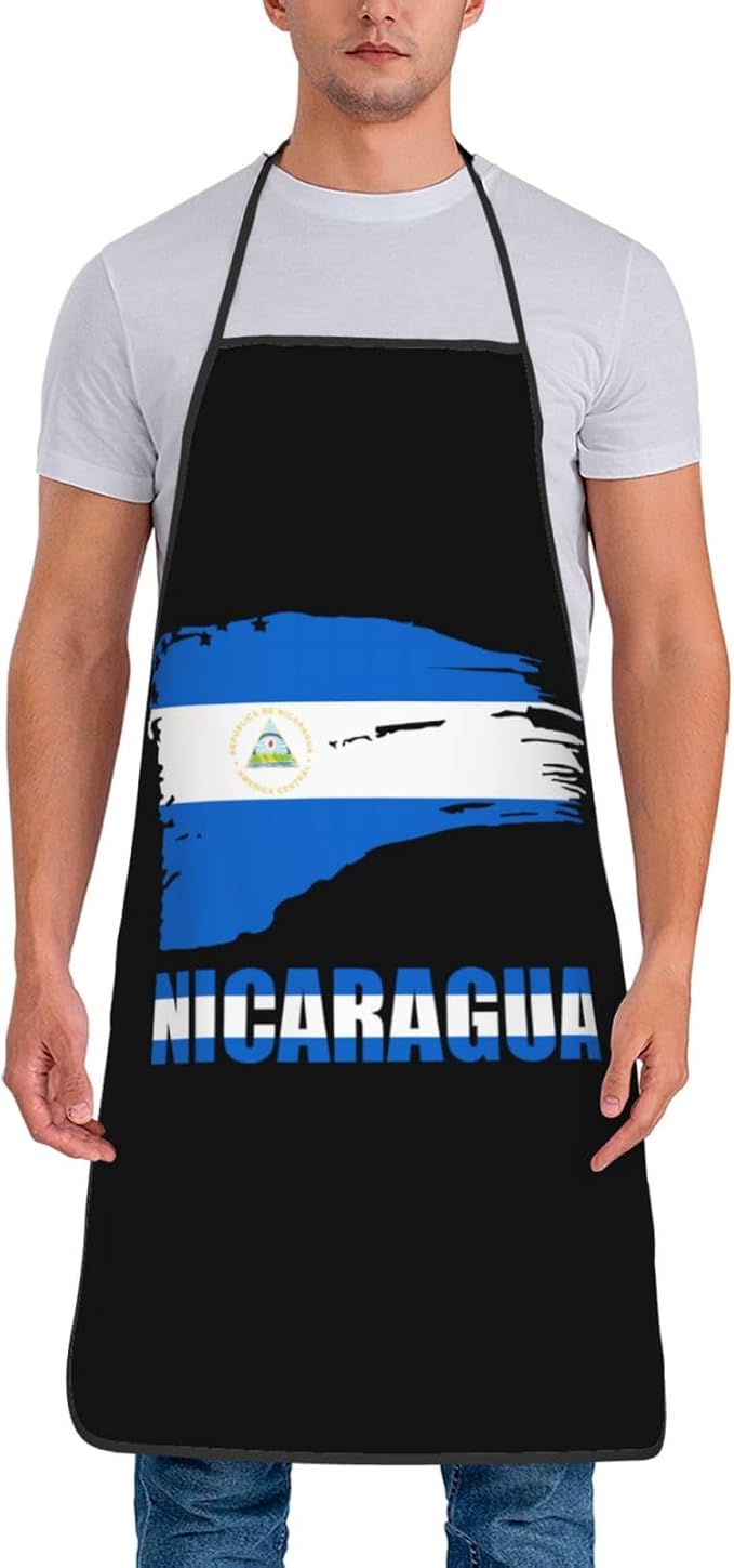 Venezuela Flag Unisex Kitchen Bib Apron Barbershop Coffee Shop With Adjustable Apron
