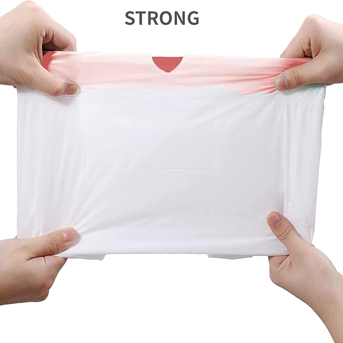 BEIDOU-PAC 30 Gallon Trash Bags Drawstring, 75 Count, White & Unscented, Multi-purpose Garbage Bags Can Liners for Business Home Kitchen Commercial and Industrial