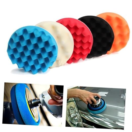 15pcs Professional Car Polishing Pads Wool Pads Grip Plate for Detailing