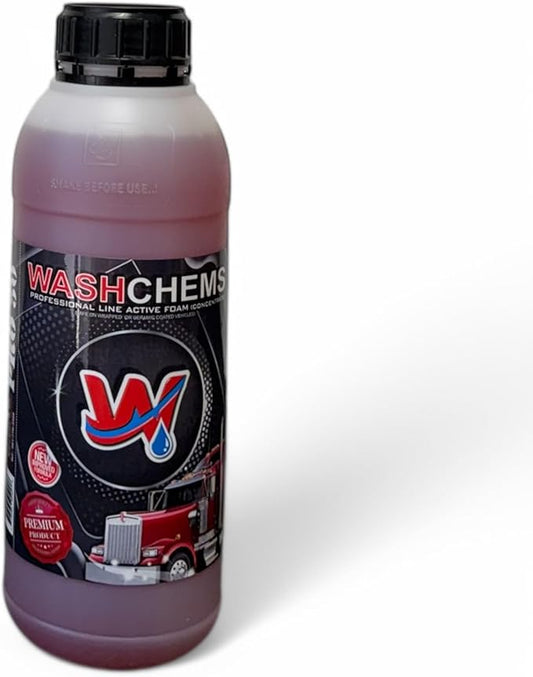 Wash Chems Pro 50 Touchless One Step Car Wash Detergent Soap Concentrate No Brushing, Commercial Grade Professional Auto Foam Cleaner Also Great for Trucks & Tractors