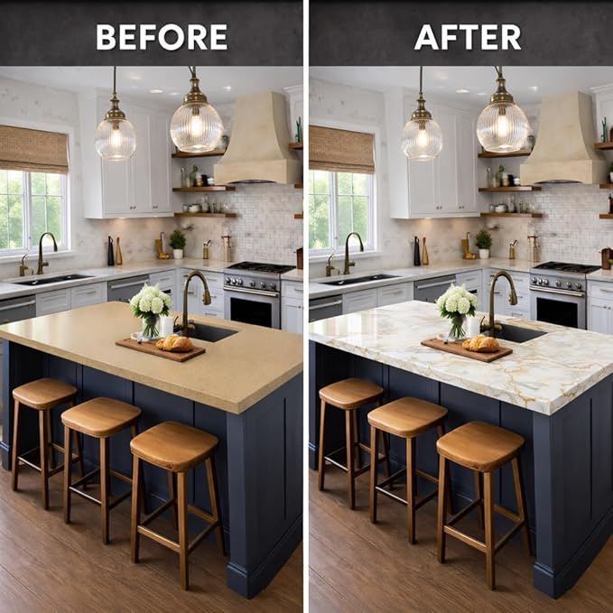 Giani Quartz Easy Epoxy Countertop Paint Kit (Venetian Gold)