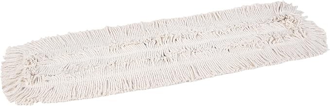 Restaurantware-MOP HEAD ONLY: Clean Tek Professional 35.83 x 5 Inch Dry Mop Head, 1 For Dusting - Frame And Handle Sold Separately, Disposable, Cotton, For Home And Office