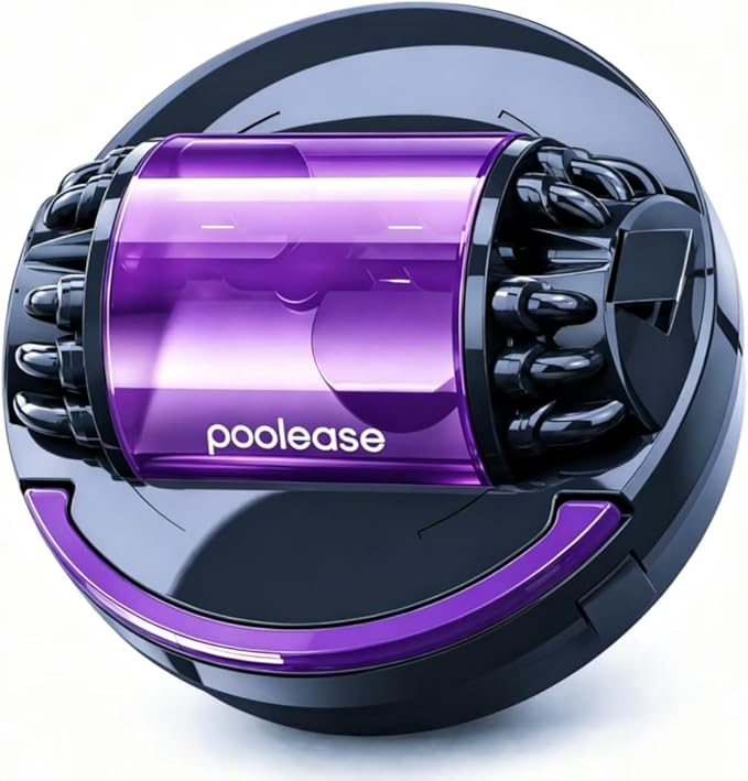 Cordless Pool Vacuum Robot with Dual high-Powerful Motors Provide Strong Suction, Self-Parking, 100 Min Runtime, Robotic Pool Cleaner for Above/In-ground Flat Pool up to 960 Sq.ft