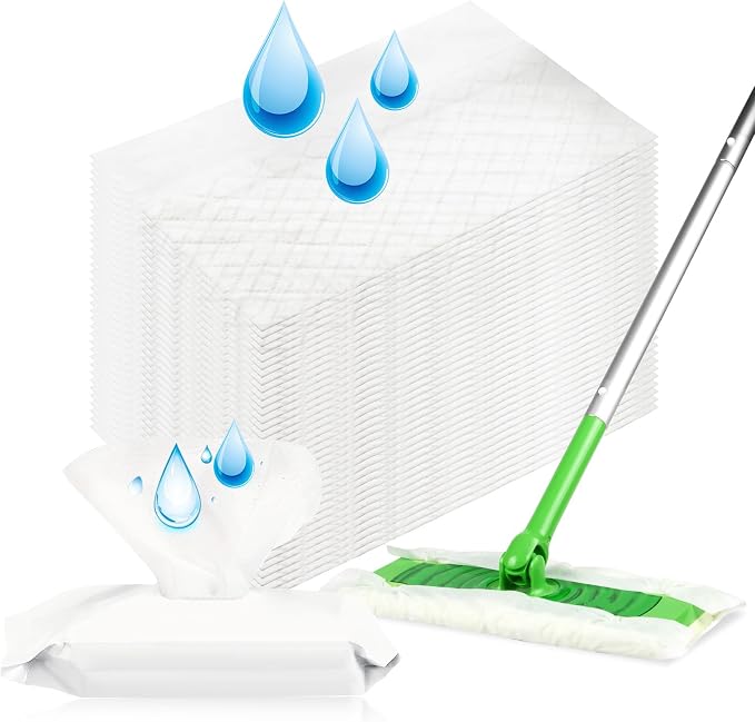 36 Count Unscented Wet Mop Refills for Swiffer Sweeper Wet Pads | One Pad Cleans One Room, Wet Mopping Cloths, For Hardwood Tile Laminate Floors, Mop Not Included