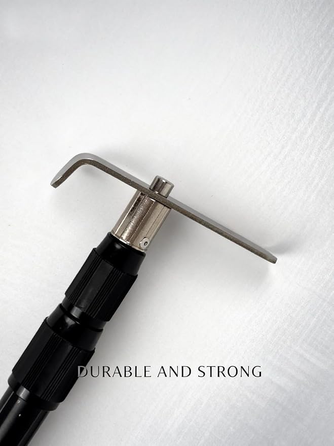 6.9FT Telescoping Truck Bed Cargo Hook, Heavy-Duty Extendable Retrieval Tool for Pickup, SUV, RV, Boat & Garage