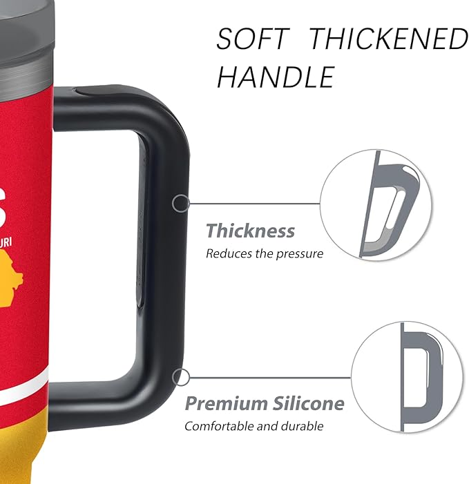 Tumbler 30oz Straight Skinny Portable Handle Car Cups With Anti slip Sleeve Straw Dust Cover, Sports Travel, Stainless Steel Insulated Gifts for Men Women Fans