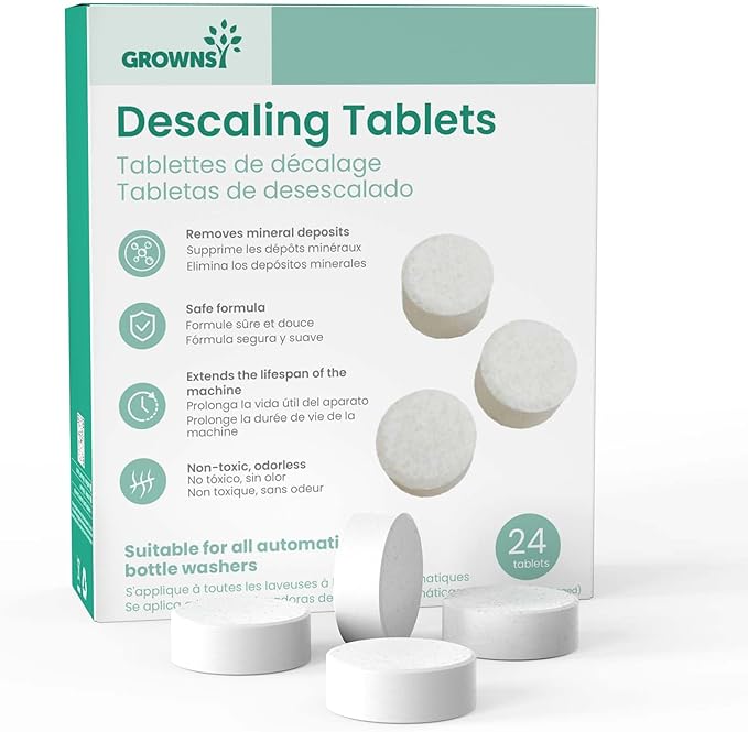 GROWNSY Descaler Tablets and Detergent Tablets