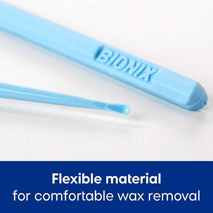 Bionix - Blue InfantScoop, Ear Curette Tool, Plastic, Earwax Removal Tool, Helps Remove Wax Buildup, Convenient & Easy-to-Use, Ideal for Healthcare Providers, Single-Use (50 Count)